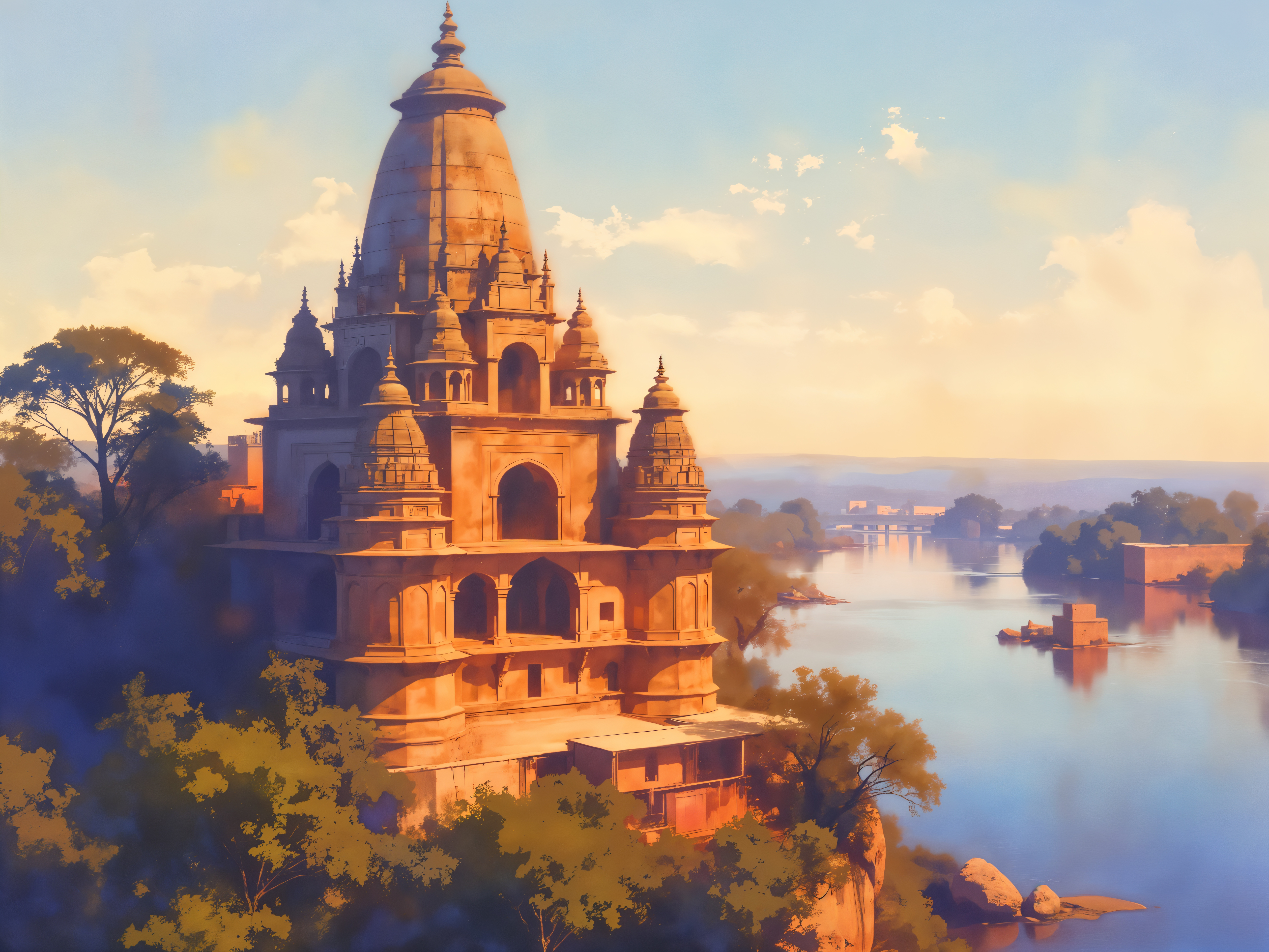 गावातील मंदिर